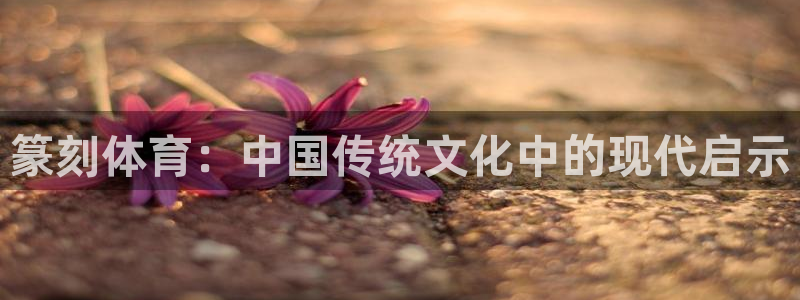 杏悦24官网：篆刻体育：中国传统文化中的现代启示