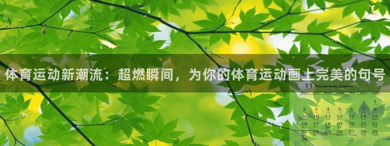 杏悦22登录地址：体育运动新潮流：超燃瞬间，为你的体育运动画上完美的句号